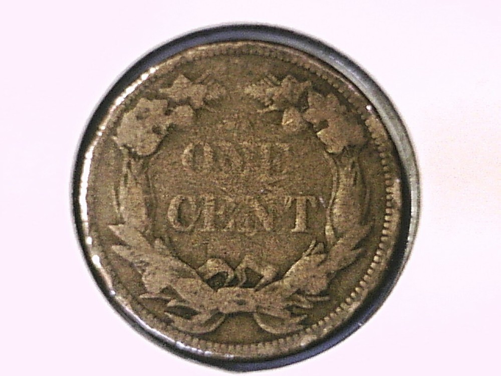 1858 Flying Eagle Cent Genuine Raw Ungraded 00989