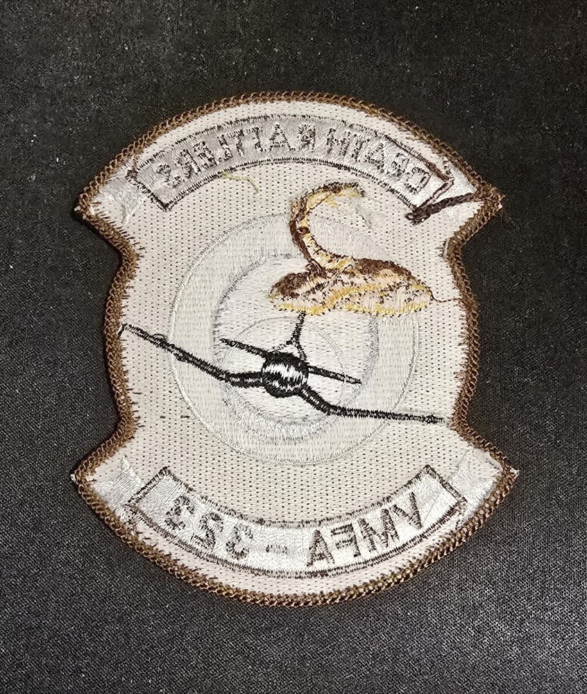 Marine Corps VMFA-323 Patch - No plastic backing 3 1/2" x 4 1/4"