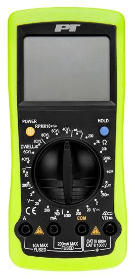 Performance Tool    W2972    Digital Automotive Multimeter