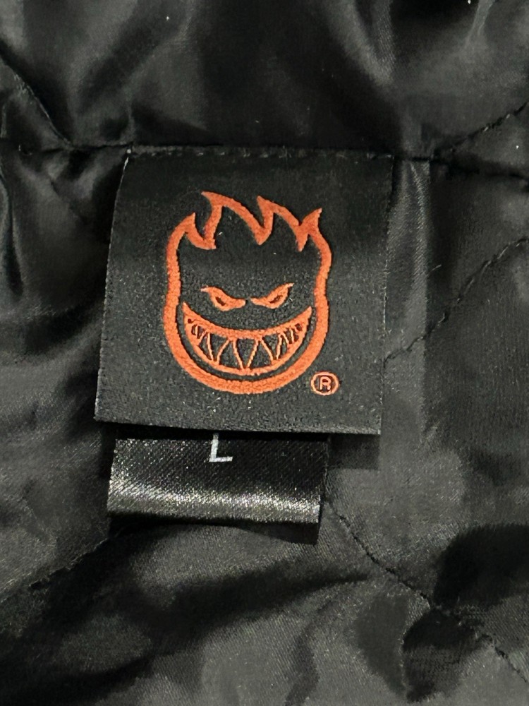 Spitfire Classic 87 Jacket Large BLK/Grey Reflect EUC Skate Coat