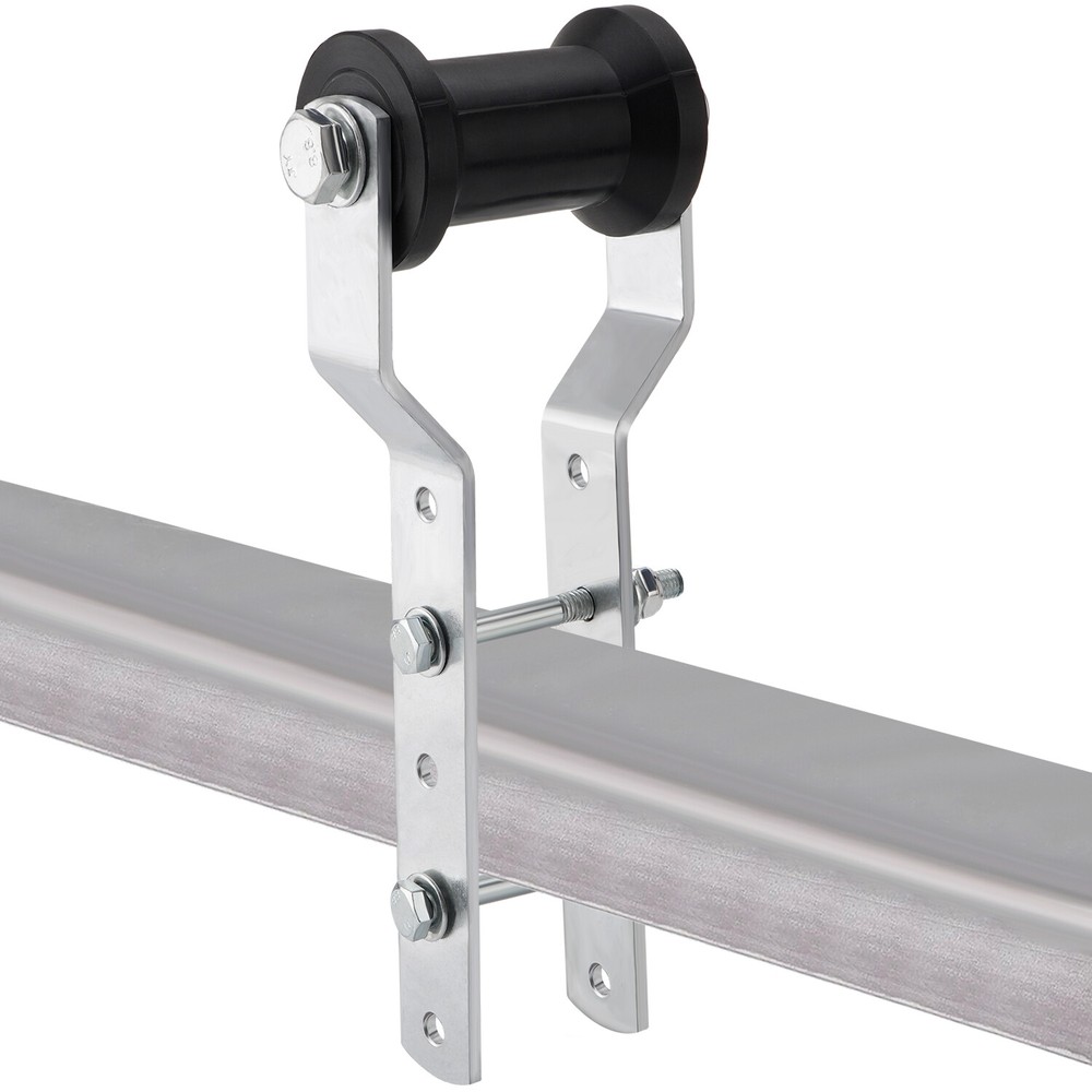 4" Adjustable Keel Roller Bracket Assembly Kit for 2" Wide Trailer Boat Tongue