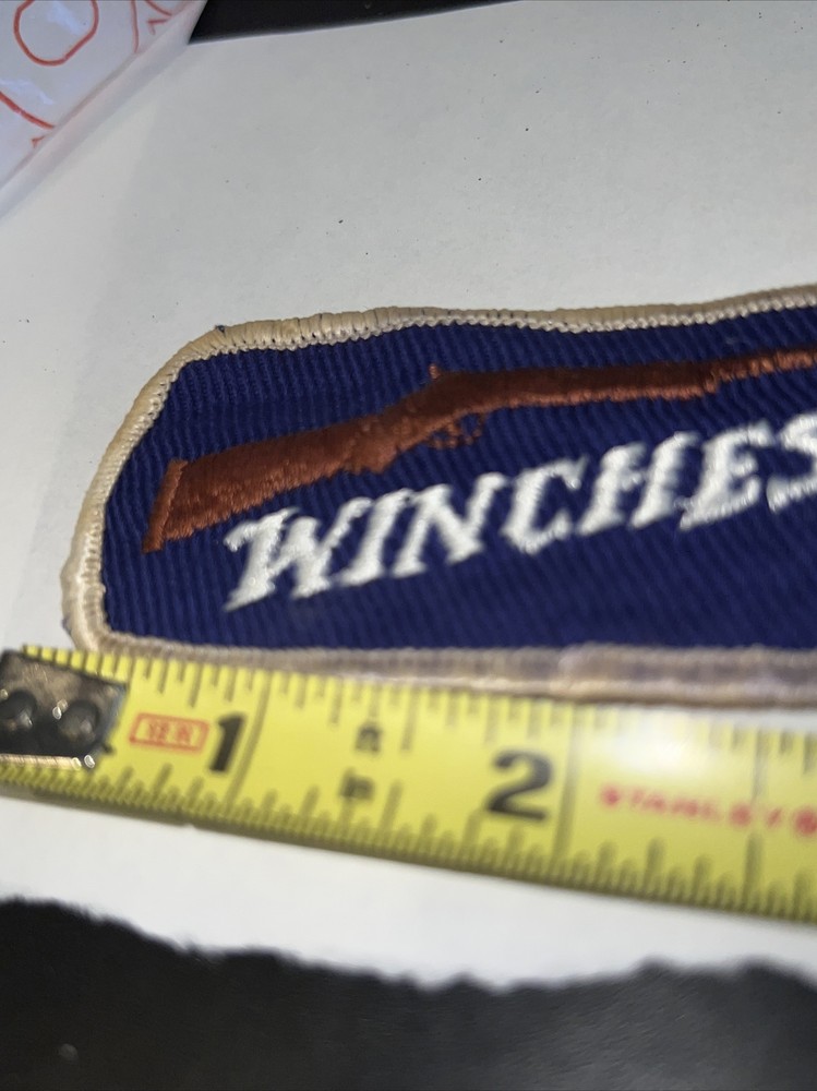 Winchester Blue White Gold Patch Jacket Vest Hat