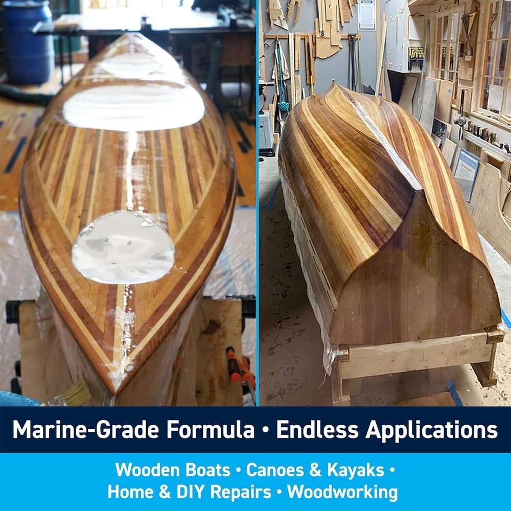 Crystal Clear 2:1 High Performance Epoxy with Mixed Hardener Options, 1.5 Quart