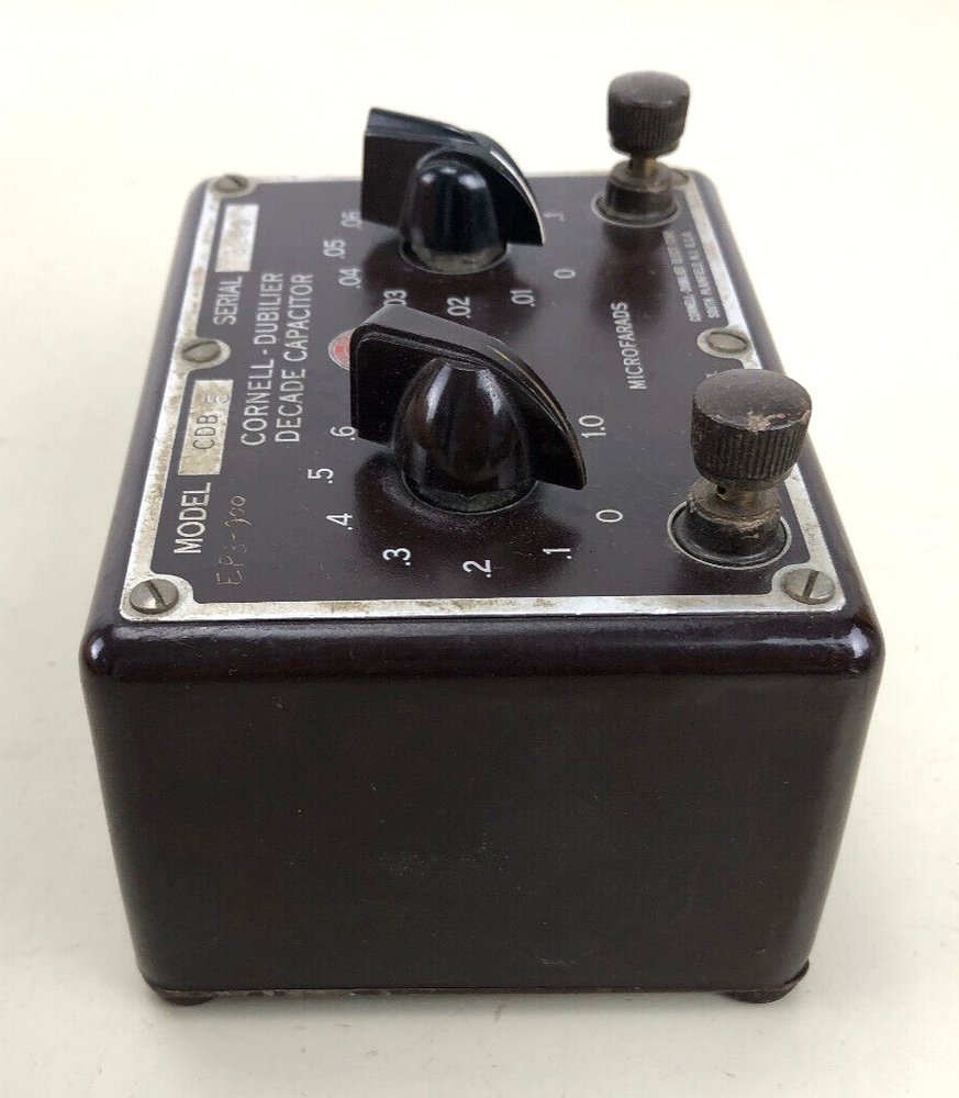 Cornell-Dubilier Decade Capacitor, Model CDB