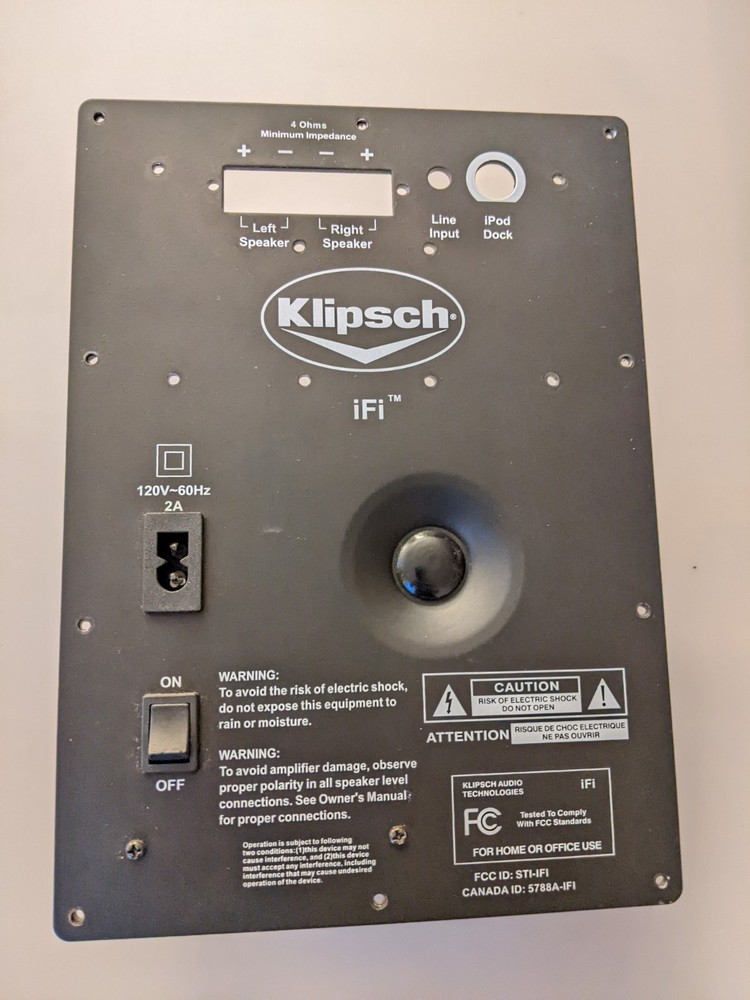 Toroidal Transformer C04-0133R3 Mounted On Back Panel Klipsch iFi. Tested.