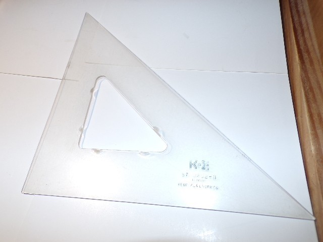 Koh-I-Noor Rapidograph Adjustable Triangle-Template-(2) Drafting Triangles