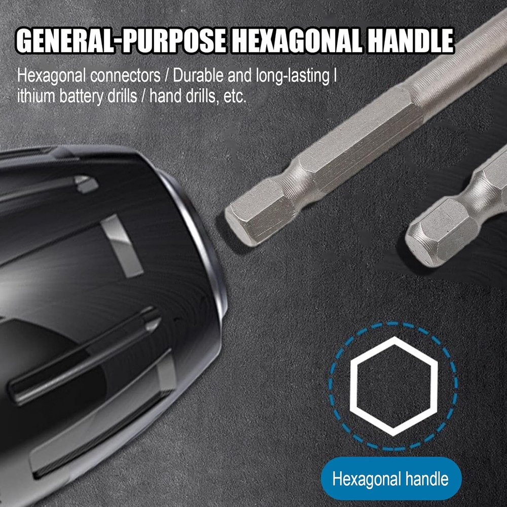 High-Speed Carbide Masonry Drill Bits - 5 Sizes for Versatile Materials