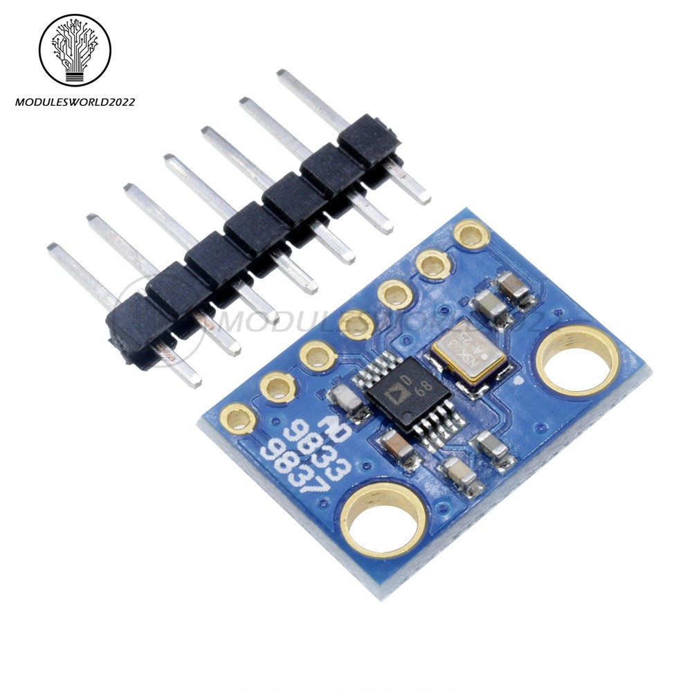 AD9833 DDS Signal Generator Module Programmable Microprocessors Sine Square Wave