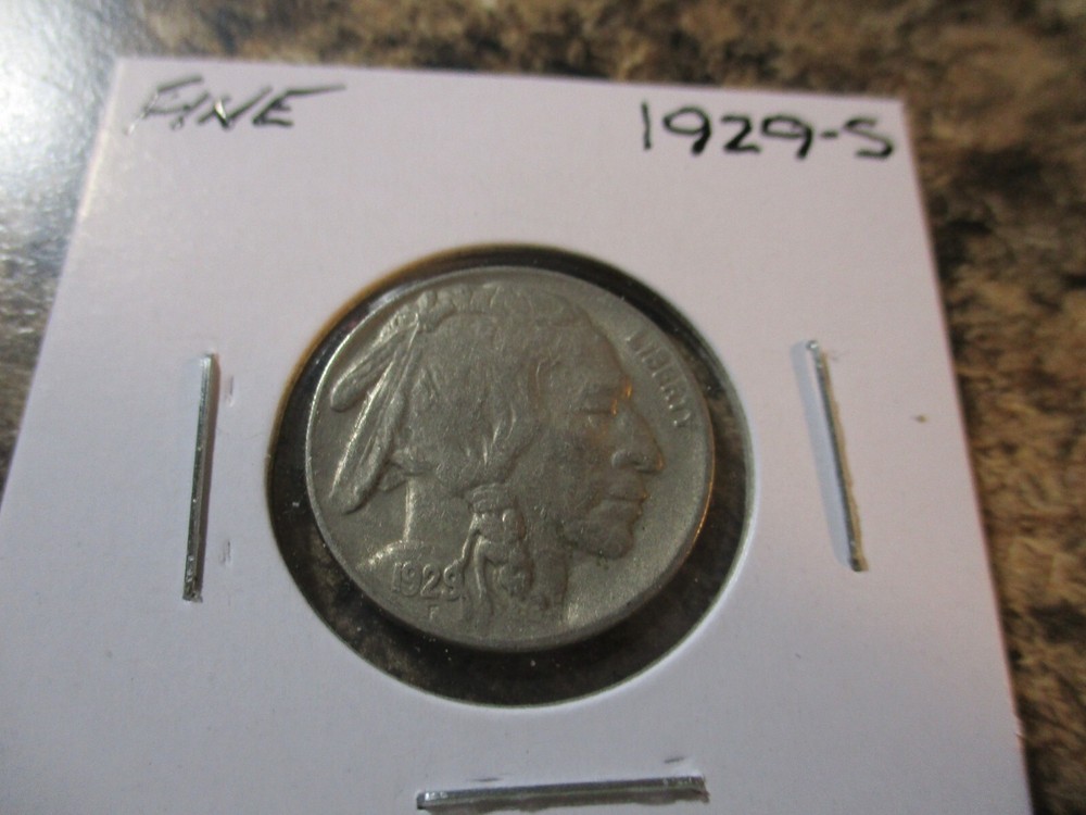 1929-S BUFFALO NICKEL FINE BB