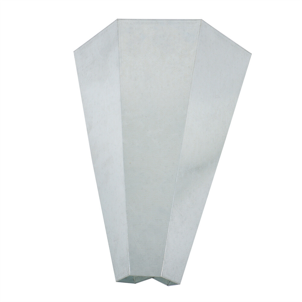 2 Pack Medium Chicken Cone Galvanized Steel Poultry Restraining Cone For Birds