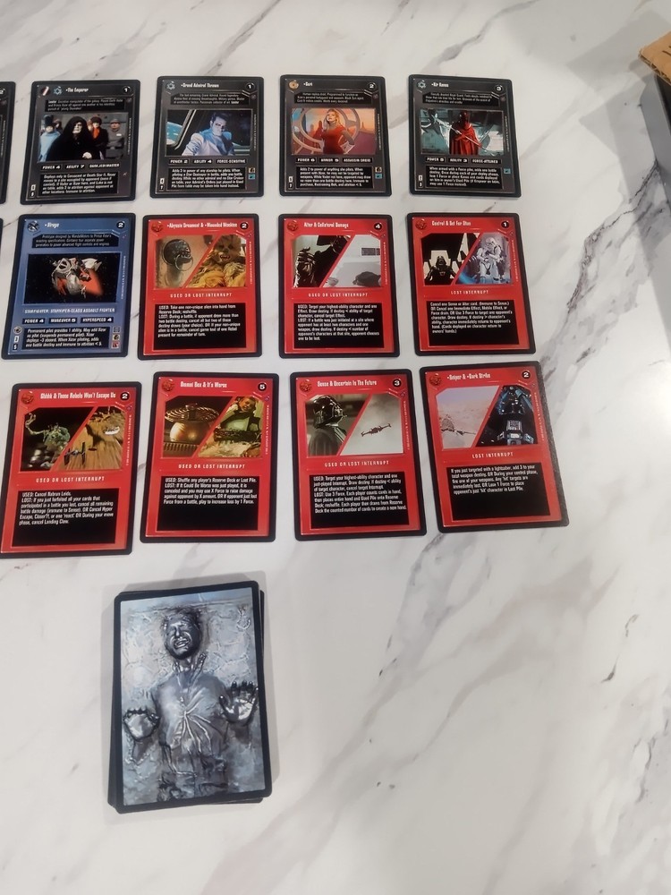 Star Wars CCG Reflections II Complete No Foils Includes Checklist
