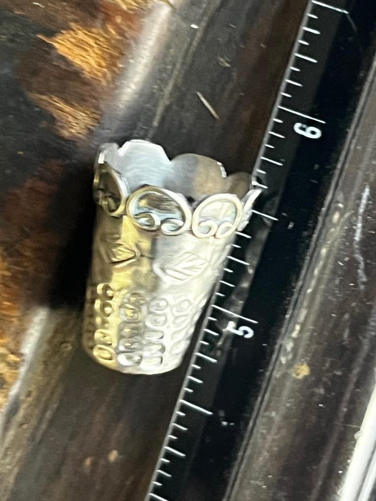 Awesome Sterling Silver Sewing Thimble (H2023H)