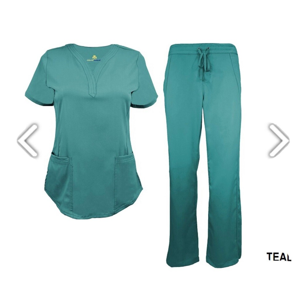 scrub sets women stretch