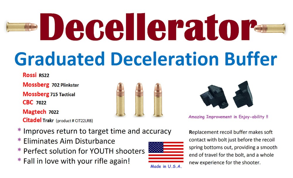 Rossi RS22 Decellerator Rifle Recoil Buffer. 