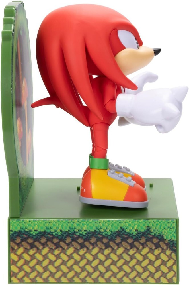 Sonic the Hedgehog 6-inch Knuckles Action Figure with Customizable Face...