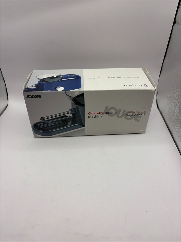 JOUGE Electric Cigarette Rolling Machine Portable Automatic 6.5 Never Used