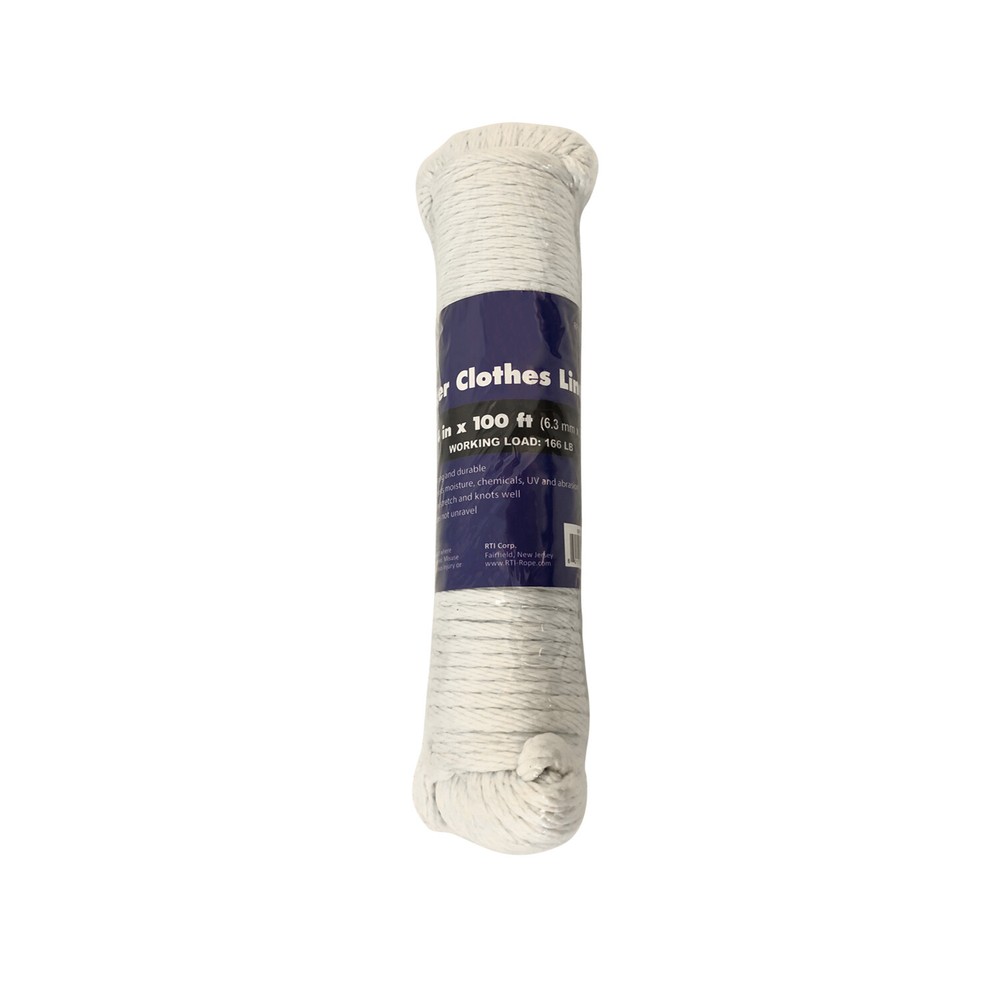 Corda 1/4in x 100ft polyester clothesline (2-Pack)
