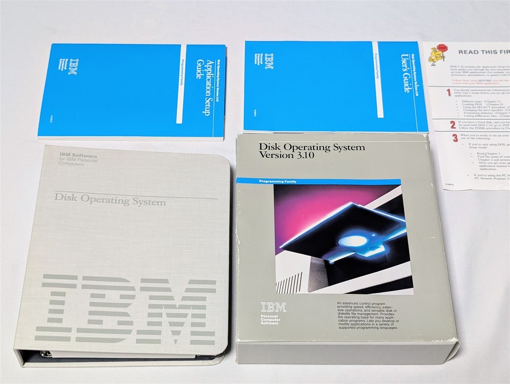 IBM Disk Operating System Version 3.10 1985: Vintage Software
