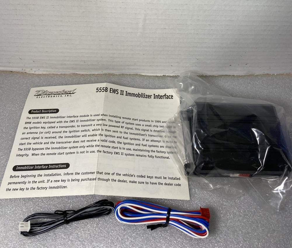 NEW Directed Electronics Inc DEI 555B EWS II Immobilizer Interface Bypass Module
