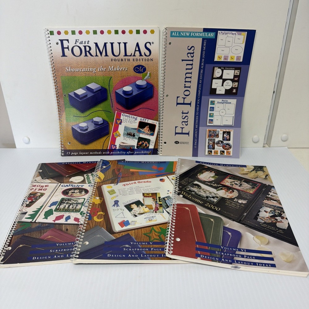 5 Creative Memories Fast Formulas - Layout Methods Ideas Spiral