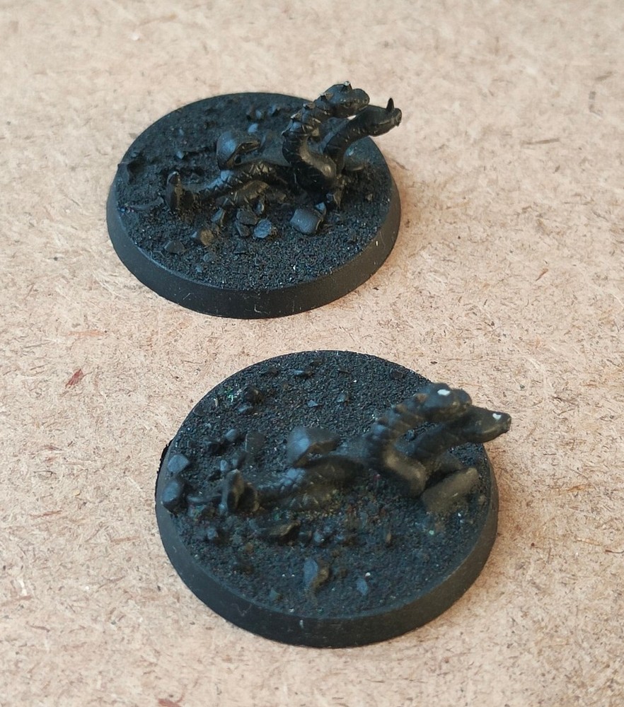 Warhammer AOS Seraphon Saurus Knights Accessories - Snakes x2 Based