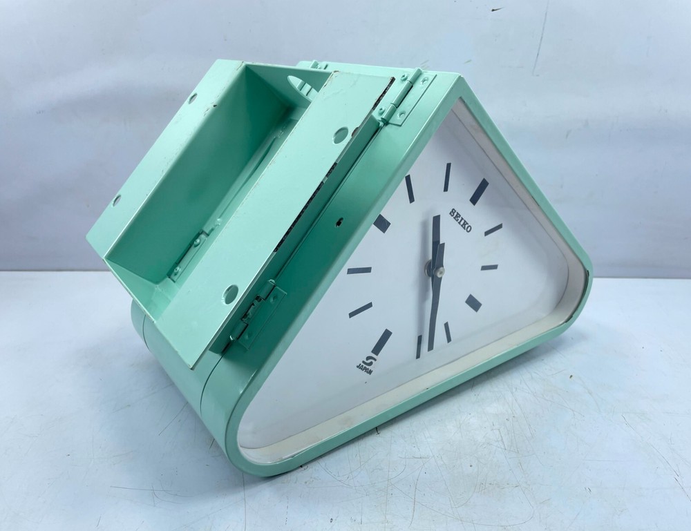 MC-018 Seikosha MC-271 Both Side Dialer Slave Clock Vintage Triangular Secondary