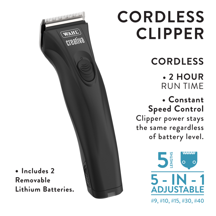 Wahl Creativa Cordless 5 in 1 Adjustable Clipper