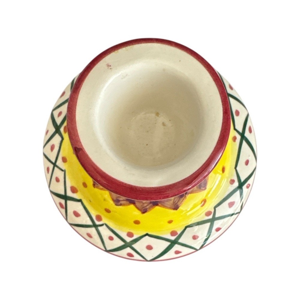 Colorful Boho Unique 3” Tall Candle Holder