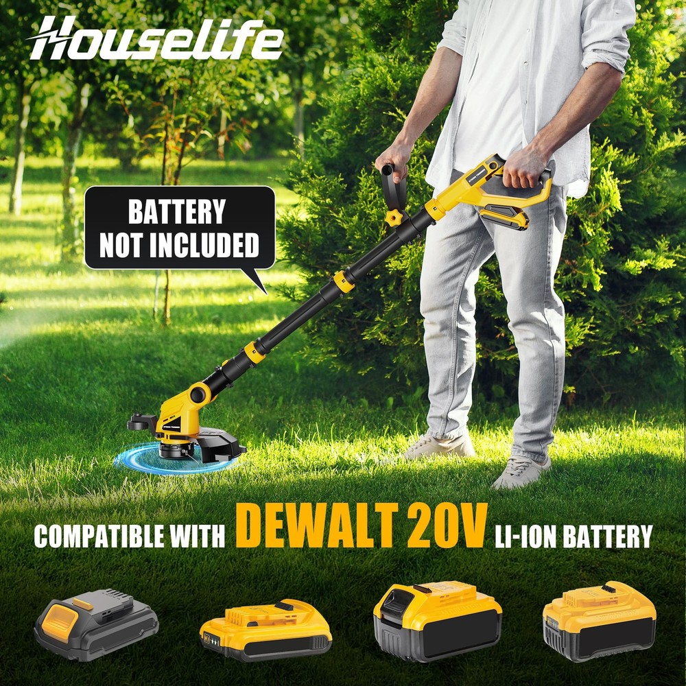 Cordless Weed Eater and Leaf Blower Combo Blower+String Trimmer