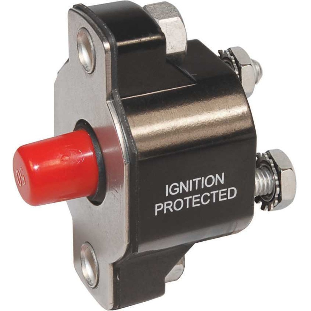 Blue Sea 2143-BSS 2143 Medium Duty Push Button Reset-Only 60A