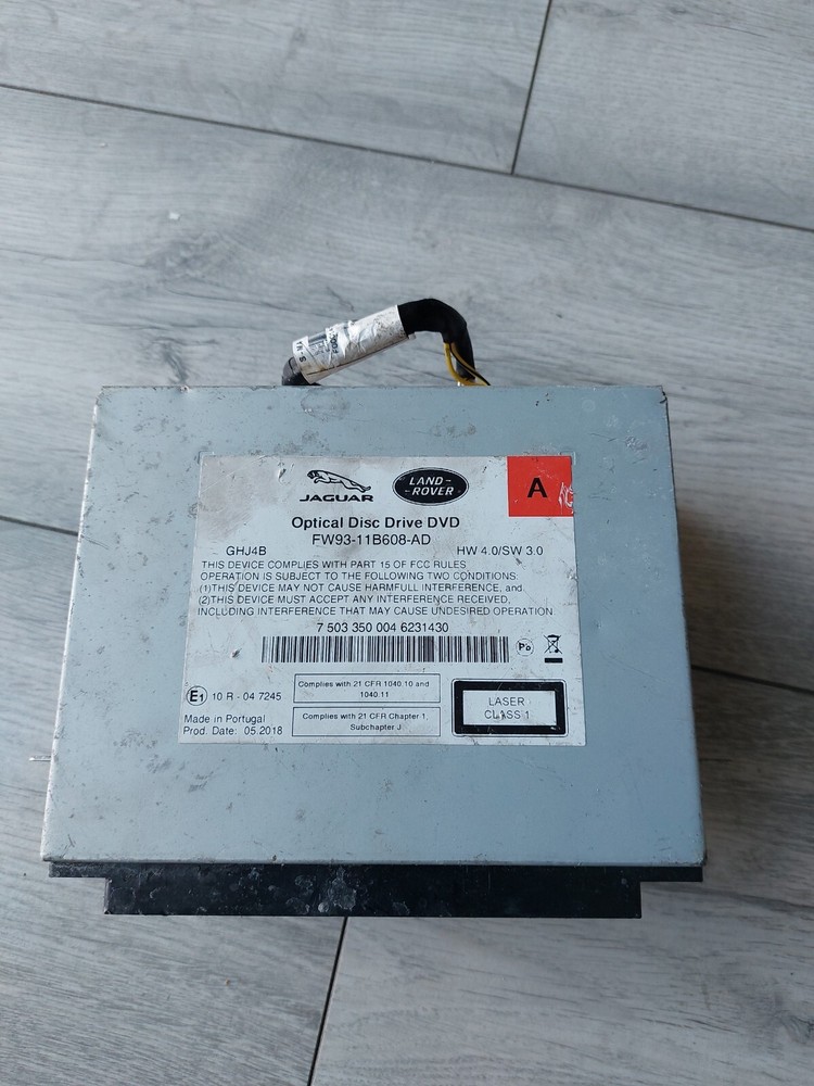 RANGE ROVER CD/DVD Player Optical Disk Drive - FW93-11B608-AD