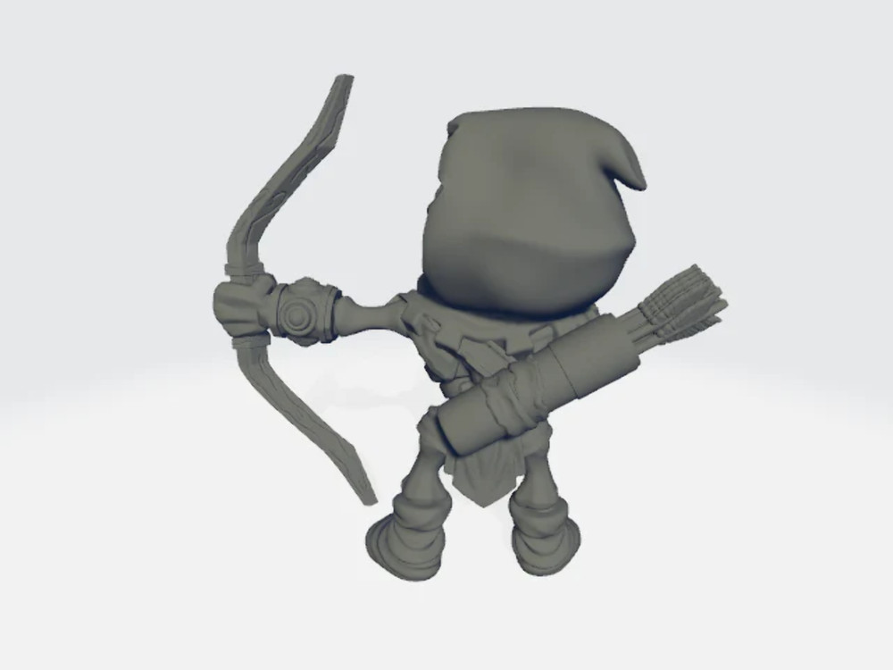 Chibiatures - Skeleton Archer #3