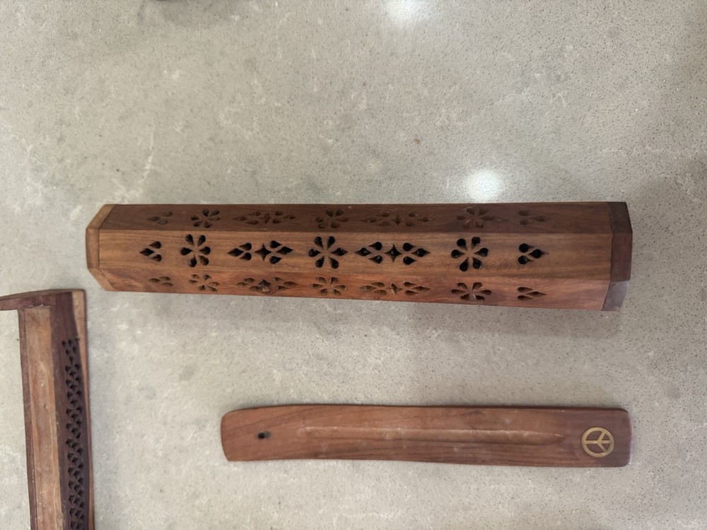 Vintage Incense Boxes/ Stick Holders