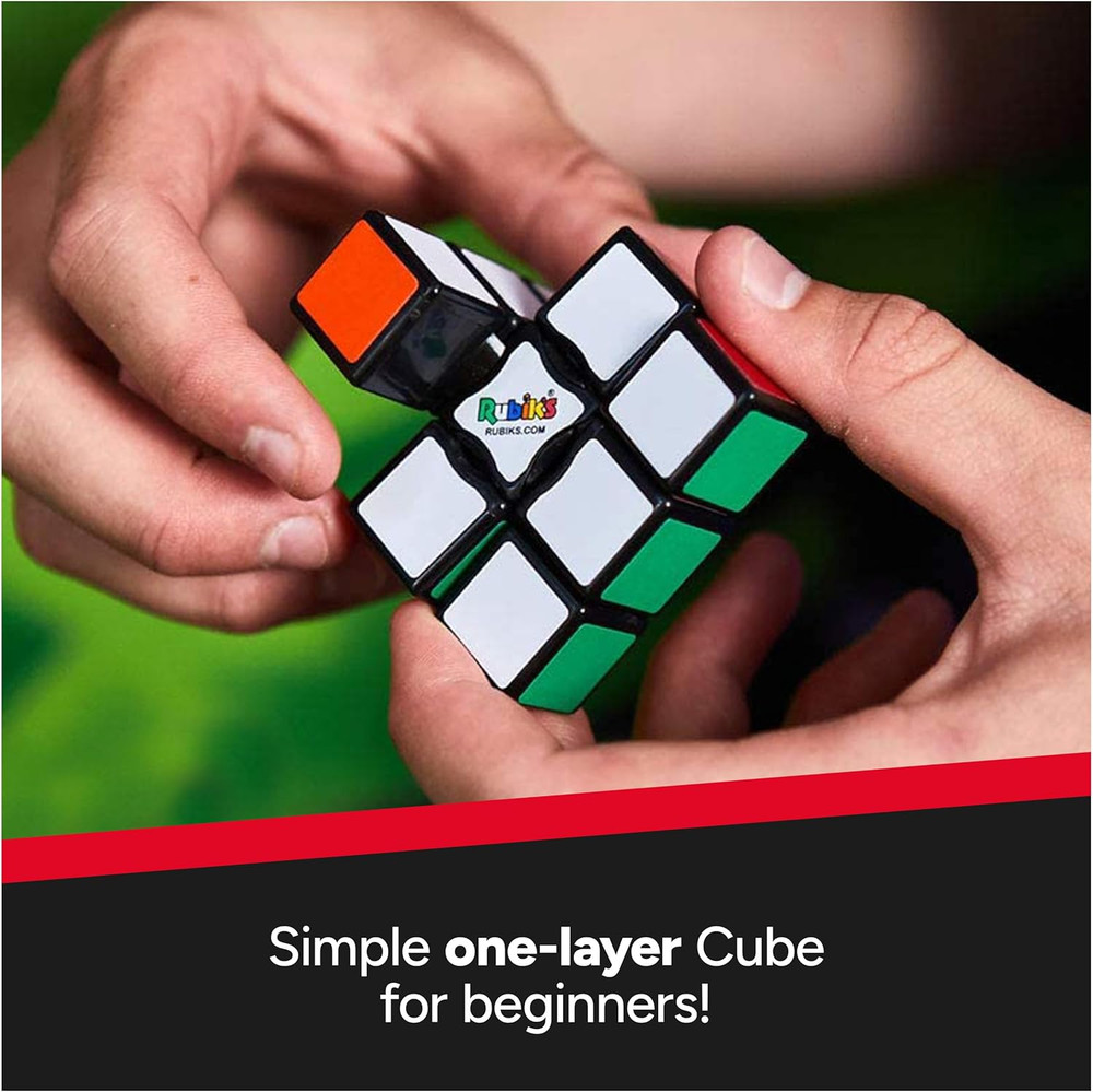 Rubik’S Cube, Edge, 3X3X1 Cube for Beginners, Single Layer Puzzle Problem-Solvin