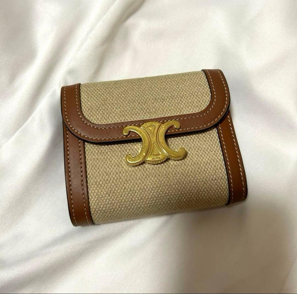 CELINE Small Wallet Triomphe From Japan