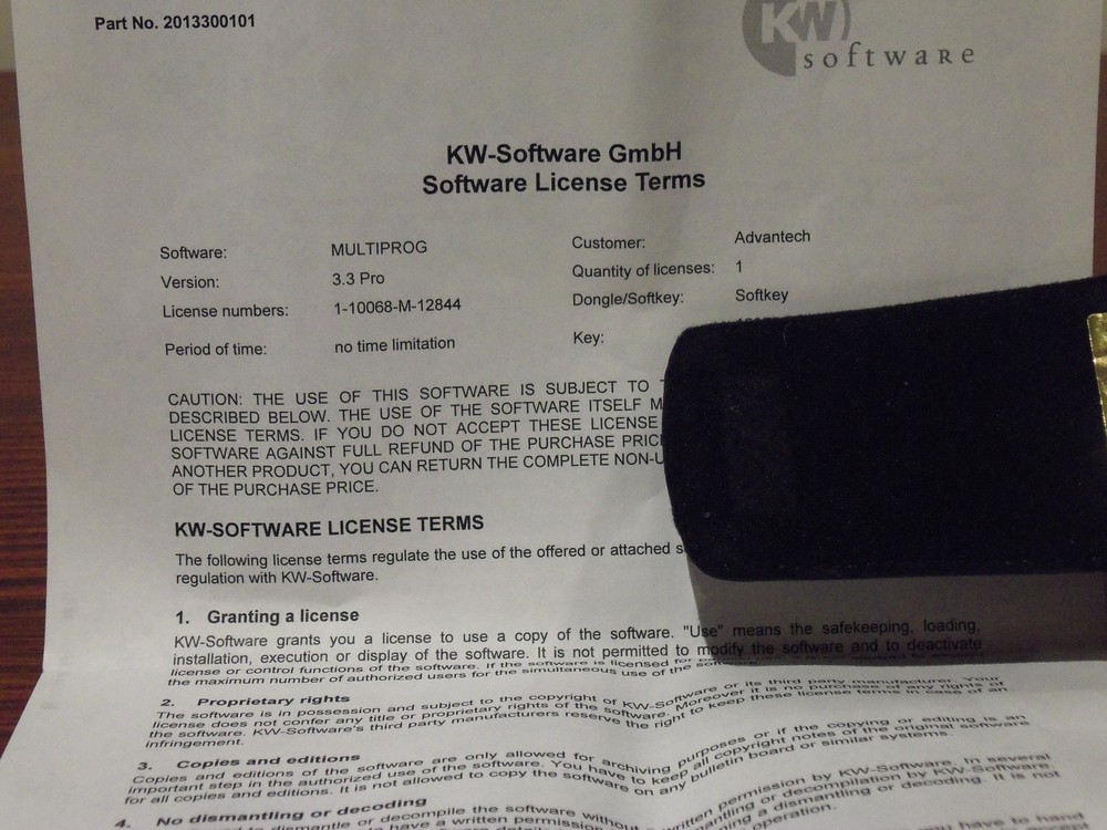 Advantech - KW Multiprog Softlogic Development Kit Advanced Edition v3.3