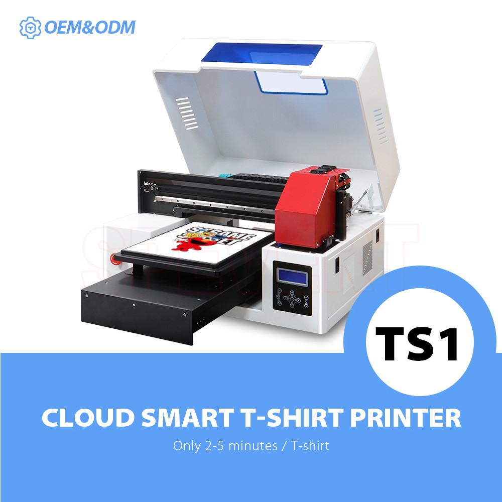Printer A3 for UV Tshirt Textile Clothes Printing Machine Double PrinterHead USA