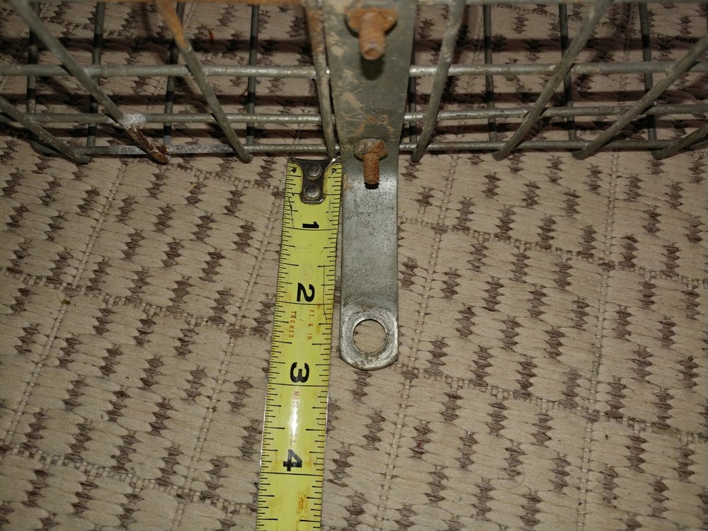 VINTAGE BICYCLE METAL WIRE FRONT BASKETS