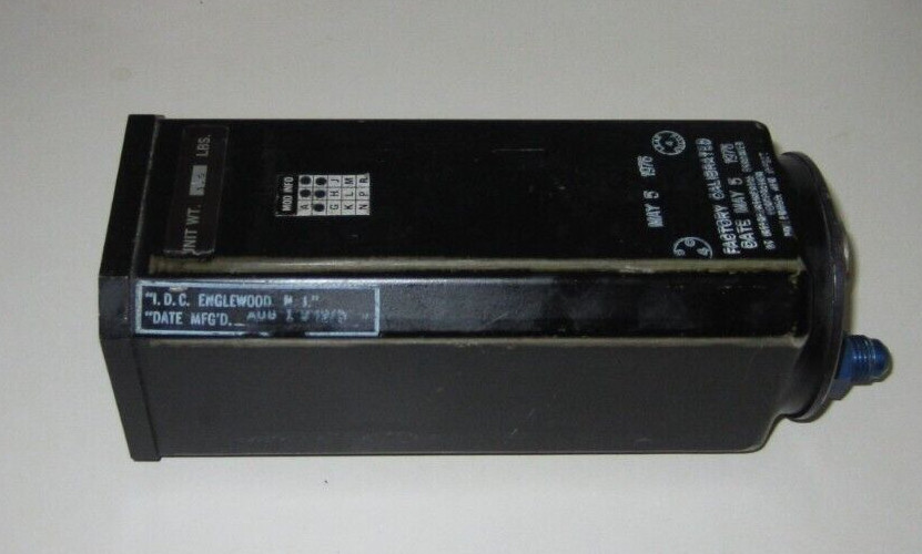 AIRCRAFT INDICATOR MACH INDICATOR INTERCONTINENTAL DYNAMICS P/N 26320-213