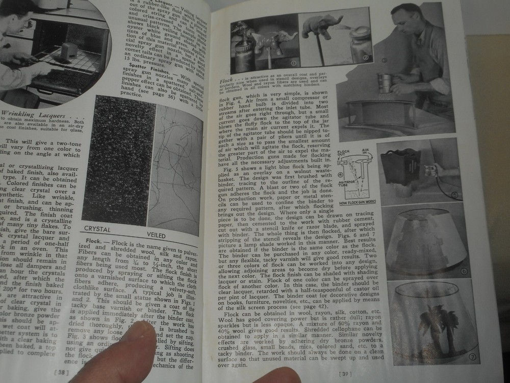 DELTA POWER TOOLS 1940 Delta Craft Handbook Practical Finishing Methods No. 4543
