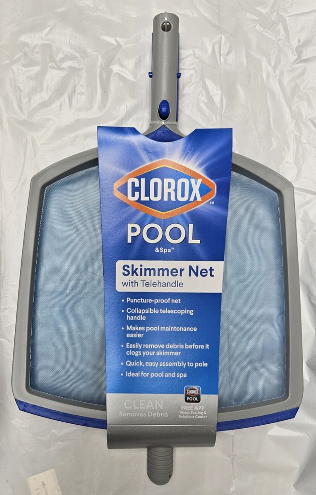 CLOROX POOL Skimmer net with pole