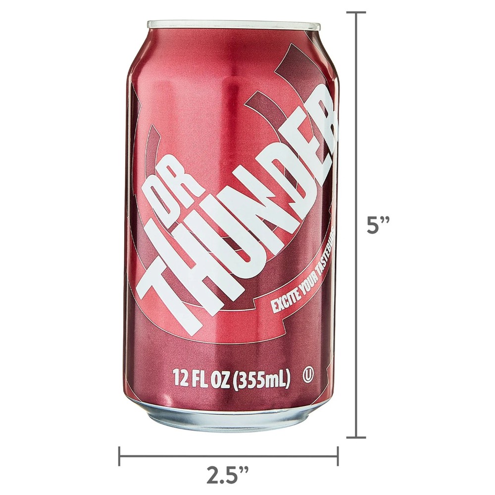 Great Value Dr Thunder soda Pop 12 fl oz 12 pack cans.......