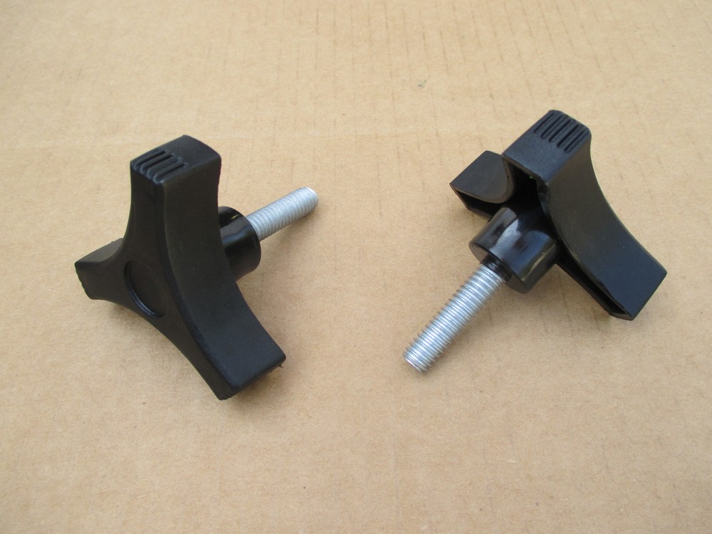 2 Scag 3/8-16 Mower Deck Wing Nut Knobs 481625-01