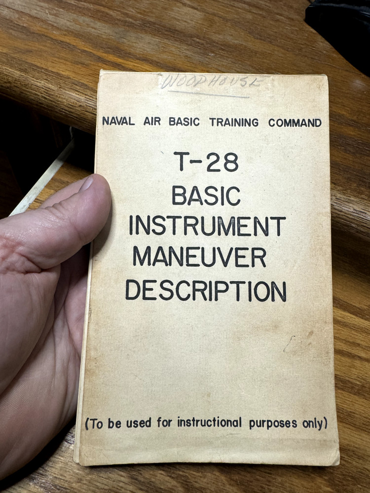 Naval Air Basic Training Co T-28 Basic Inst Maneuver Description manual