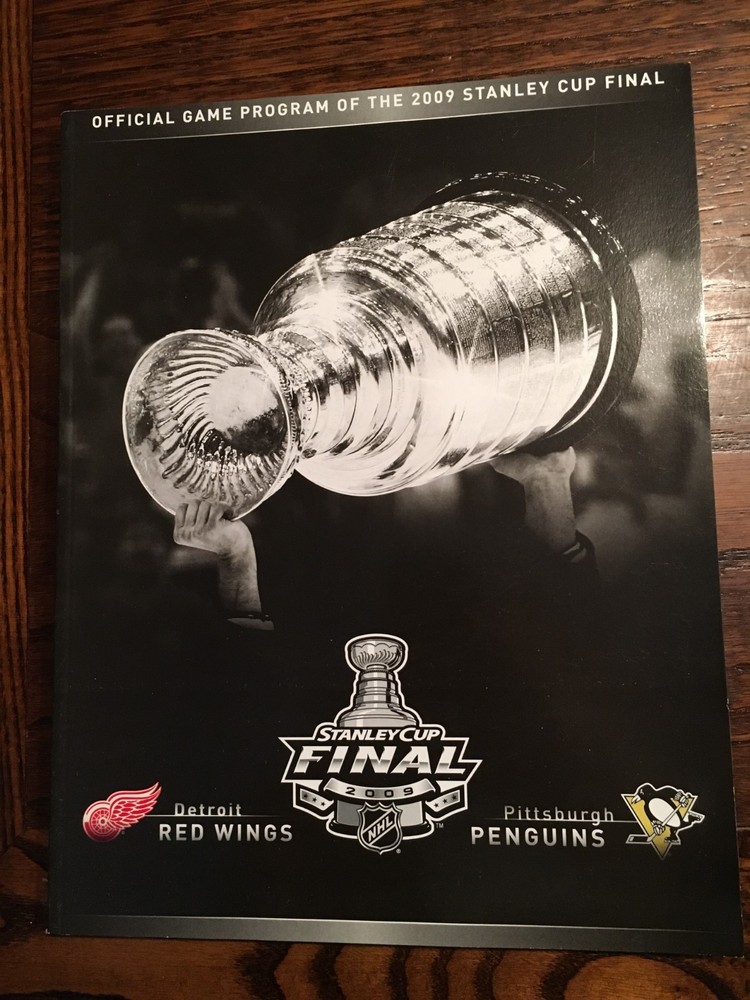2009 PITTSBURGH PENGUINS DETROIT RED WINGS STANLEY CUP FINALS PROGRAM MINT