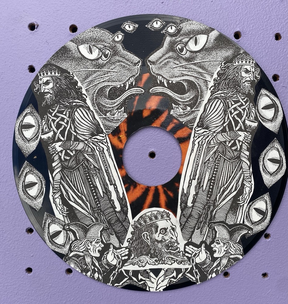Original Art- EAP - Collage On 45 Record