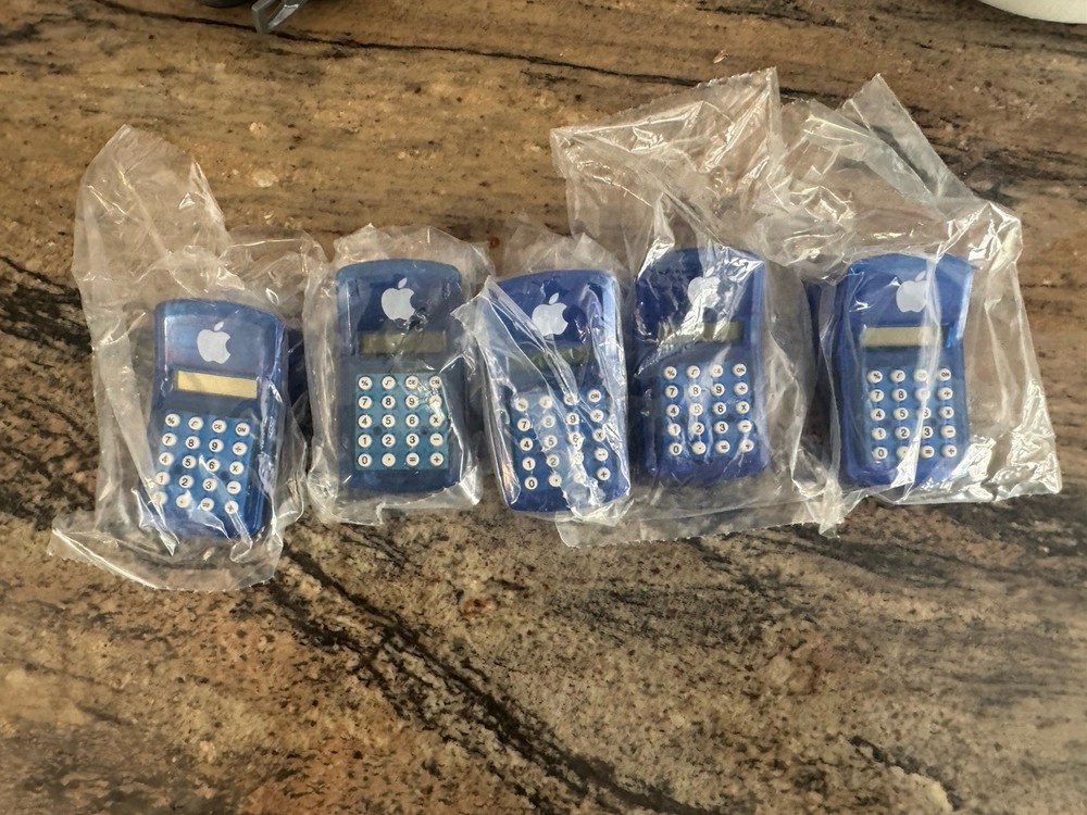 Apple Computer Refrigerator Magnet Calculator Clip