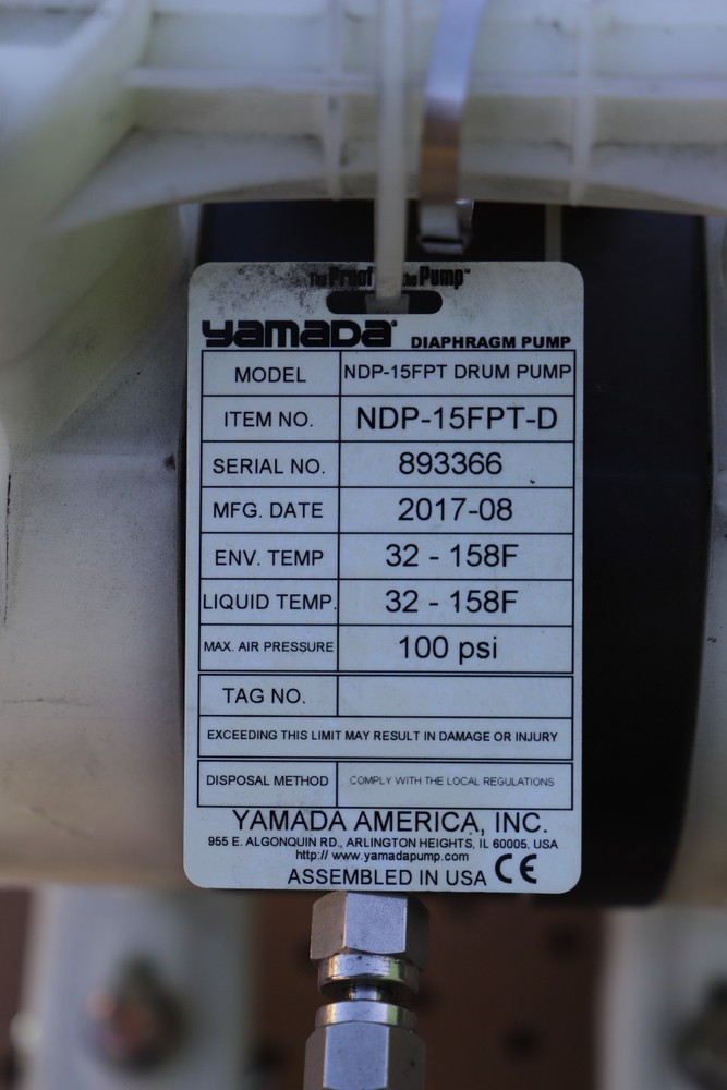 YAMADA NDP-15FPT DIAPHRAGM PUMP