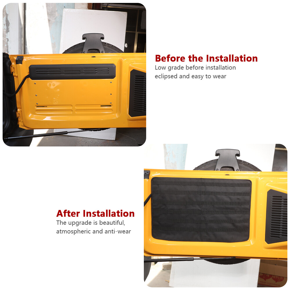 Tailgate Storage Bag Multitool Kit Organizer Pocket For Bronco 21+ Accessories