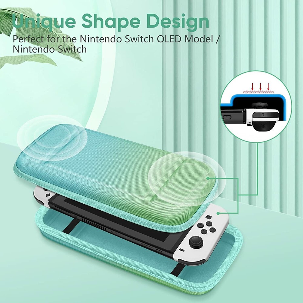 Carry Case for Nintendo Switch OLED Model 2021/Switch 2017 Protective Travel Bag